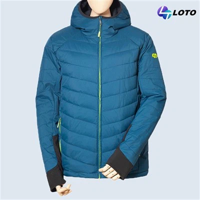 Muška jakna sa puferom sa kapuljačom